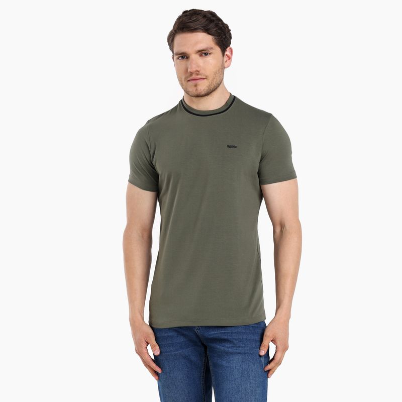 MOSSIMO - Camiseta Hombre Manga larga de Algodón Mossimo
