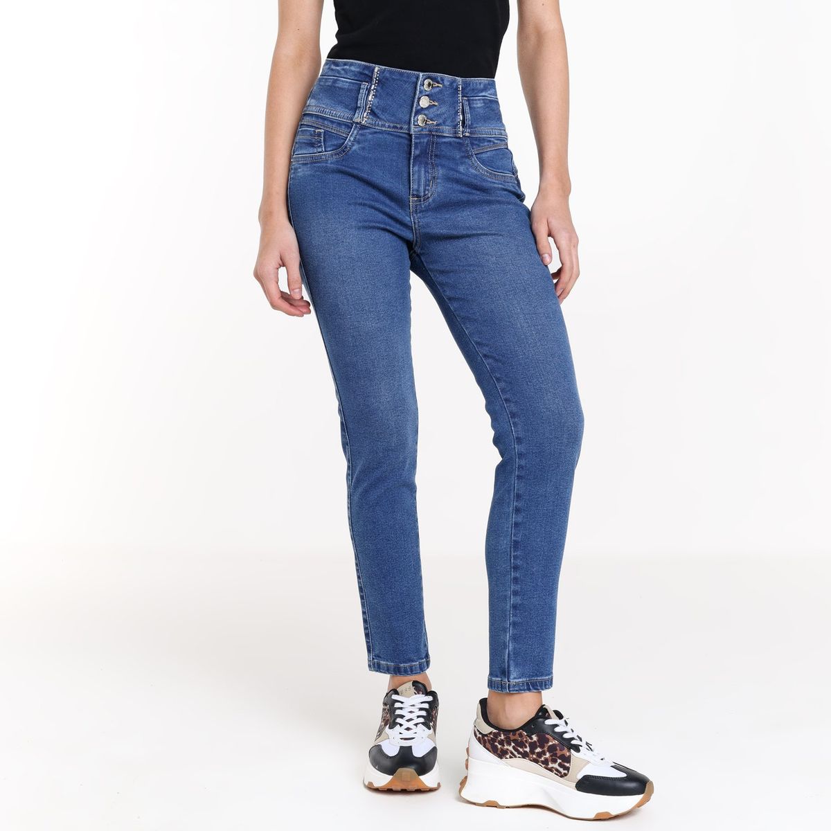 MOSSIMO - Jean Skinny Mujer Tiro medio Mossimo