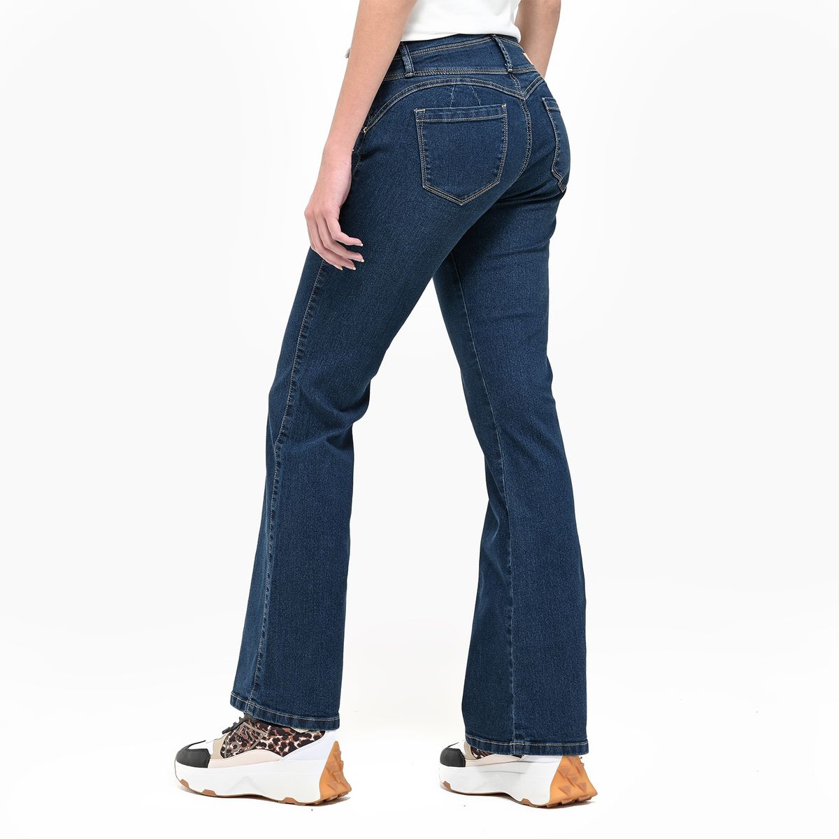 MOSSIMO - Jean Flare Mujer Tiro medio Mossimo