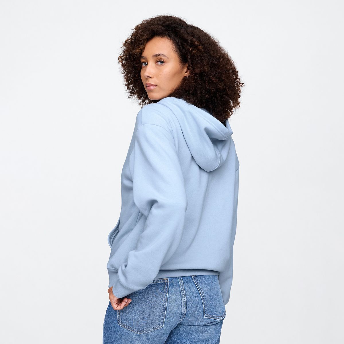 GAP - Hoodie Mujer con Estampado de Algodón Gap