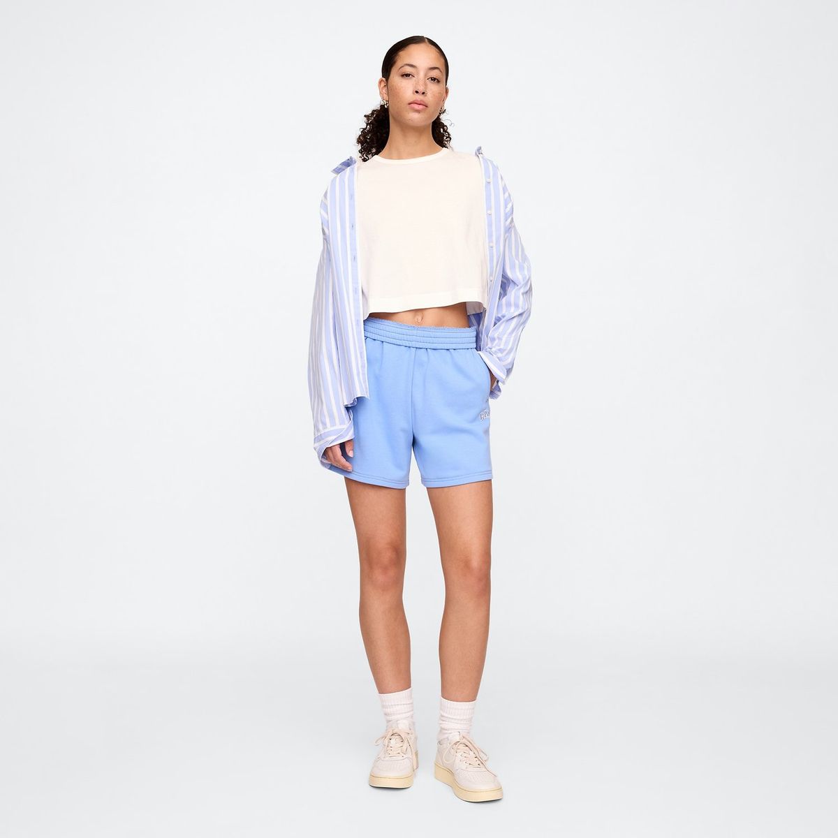 GAP - Short Mujer Tiro alto de Algodón Gap