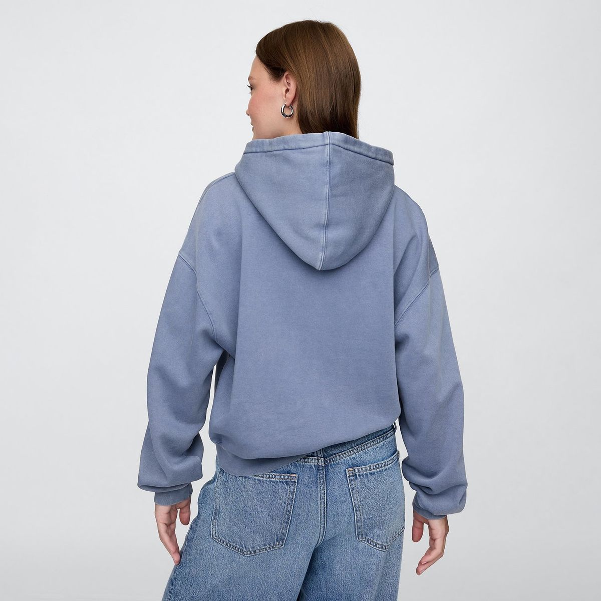 GAP - Hoodie Mujer con Logo de Algodón Gap