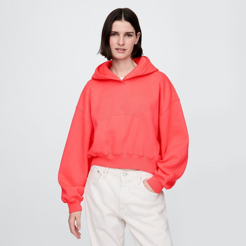 GAP - Hoodie Mujer con Logo de Algodón Gap