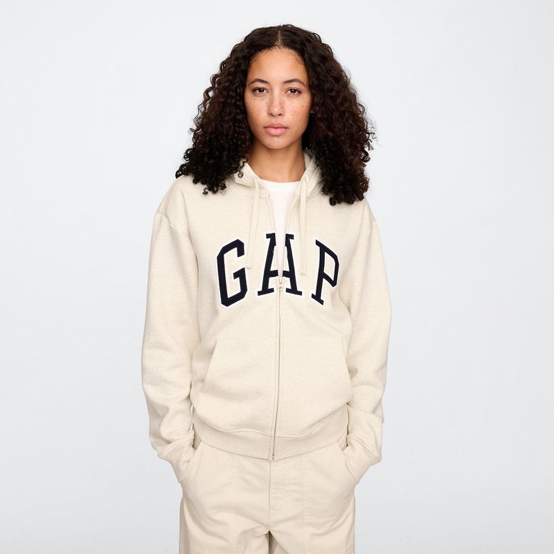 GAP - Hoodie Mujer con Logo de Algodón Gap