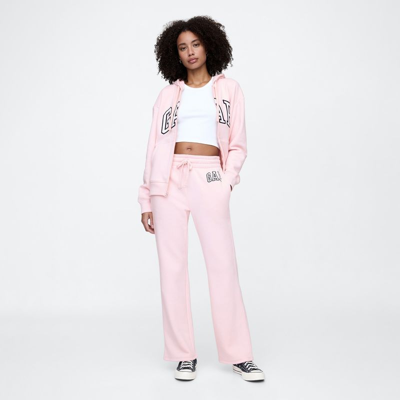 GAP - Pantalón para Mujer Tiro medio Logo GAP
