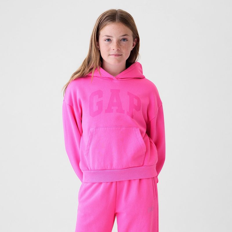 GAP - Saco Niña con Logo Con capucha Algodón GAP