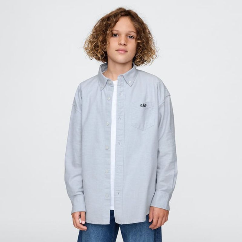 GAP - Camisa Niño  Con Logo Manga larga GAP