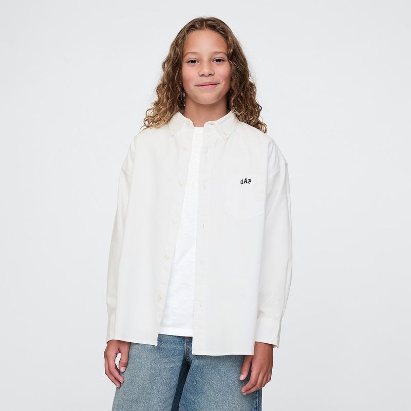GAP - Camisa Niño  Con Logo Manga larga GAP