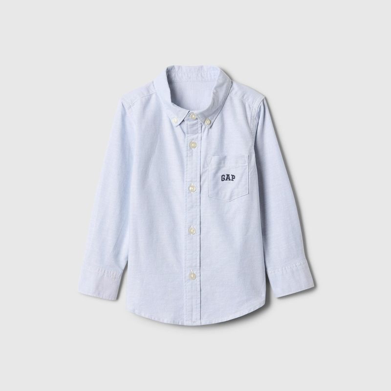 GAP - Camisa Bebé niño  Con Logo Manga larga Algodón GAP