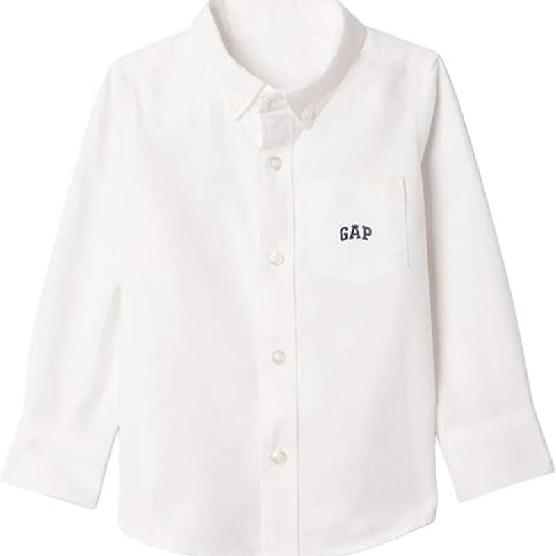 GAP - Camisa Bebé niño  Con Logo Manga larga Algodón GAP