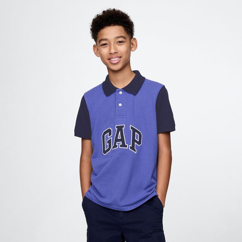 GAP - Camiseta polo Niño  Con Logo  Manga corta Algodón GAP