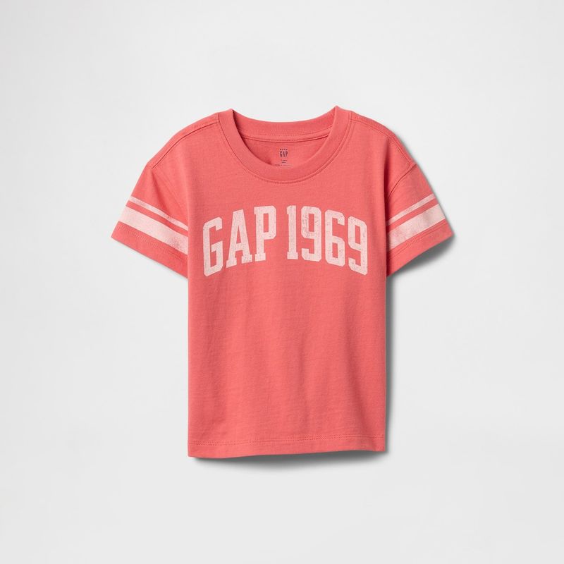 GAP - Camiseta Bebé niña  Con Logo  Manga corta Algodón GAP