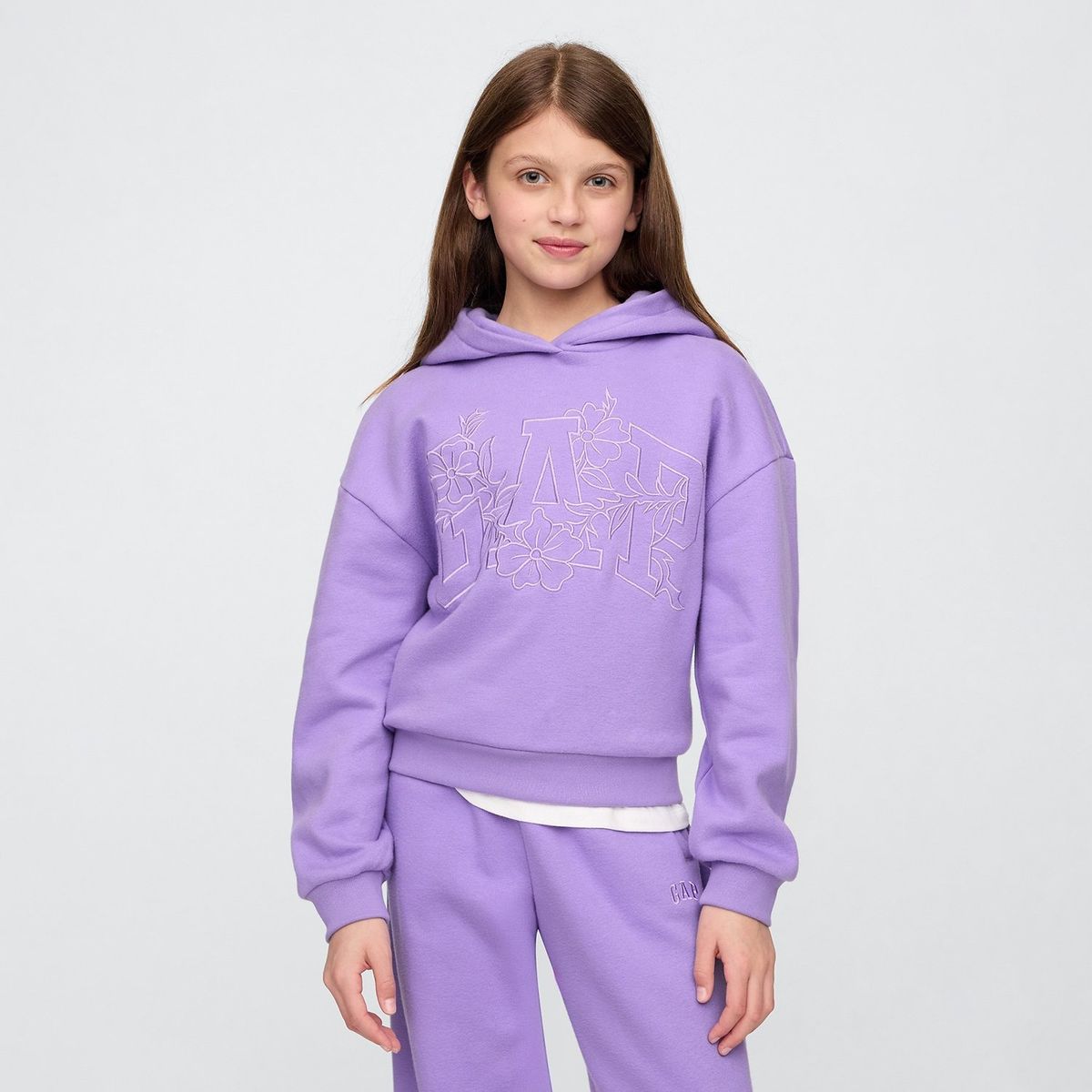 GAP - Saco Niña  con Logo Con capucha Algodón GAP