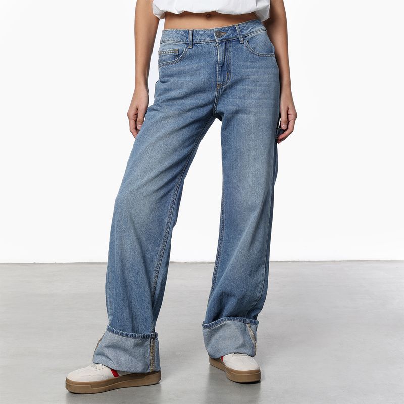 DENIMLAB - Jean Recto Mujer Tiro medio Denimlab