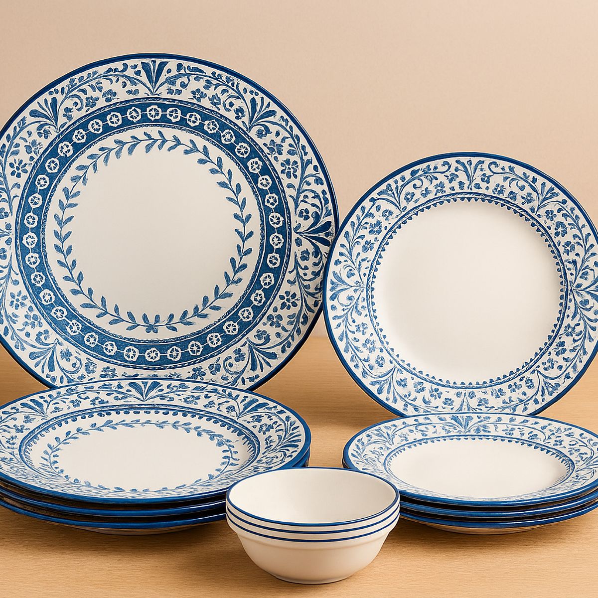 CORELLE - Vajilla Corelle: Vitrelle Portofino 4 puestos 12 piezas