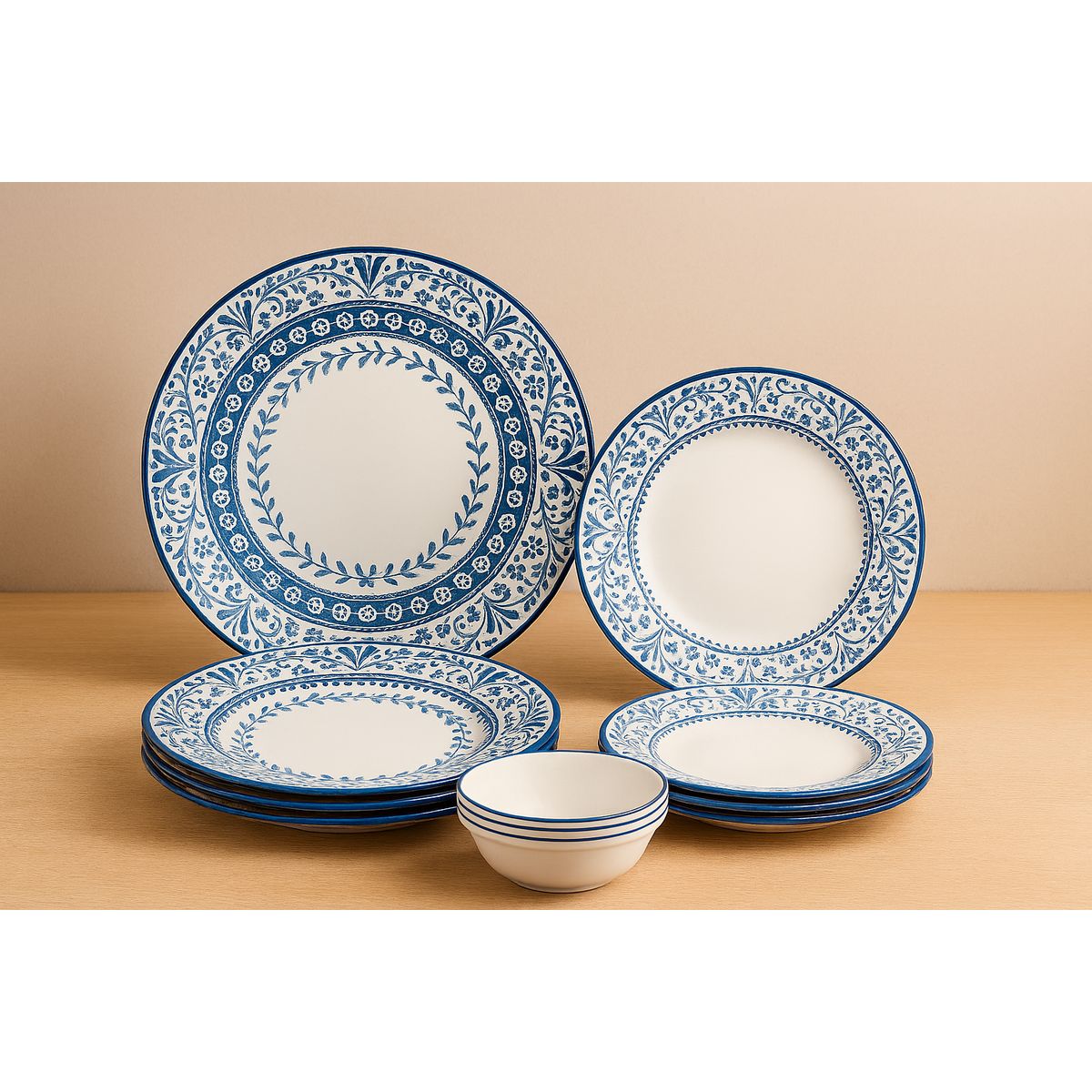 CORELLE - Vajilla Corelle: Vitrelle Portofino 4 puestos 12 piezas