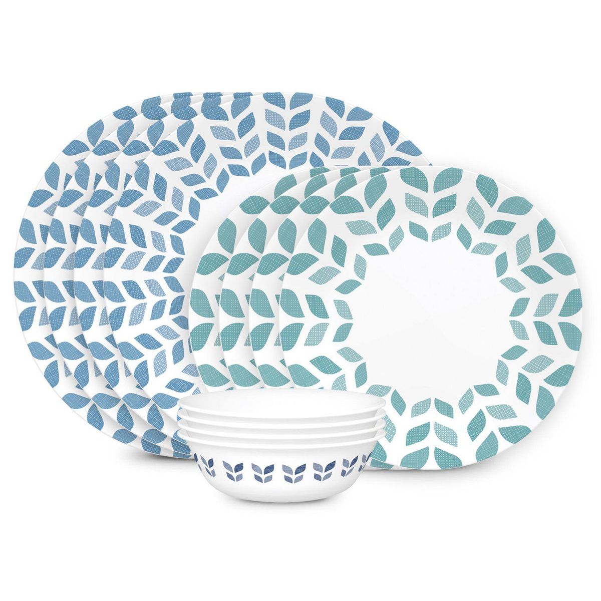 CORELLE - Vajilla Corelle: Vitrelle Nothern 4 puestos 12 piezas