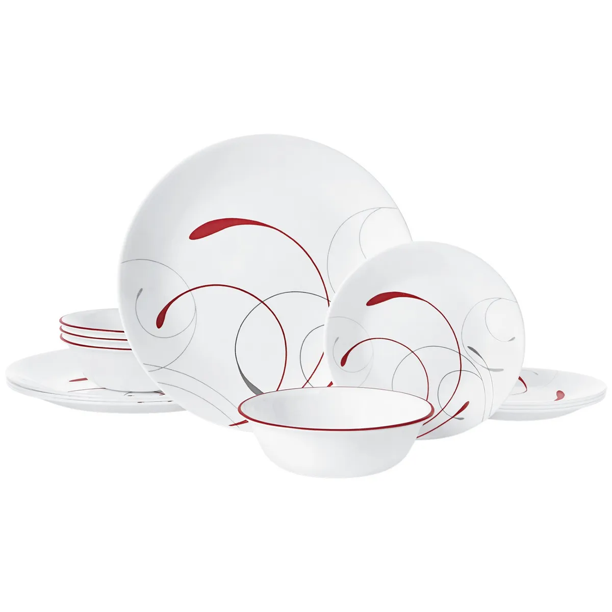 CORELLE - Juego de vajilla Corelle 4 Puestos Corelle