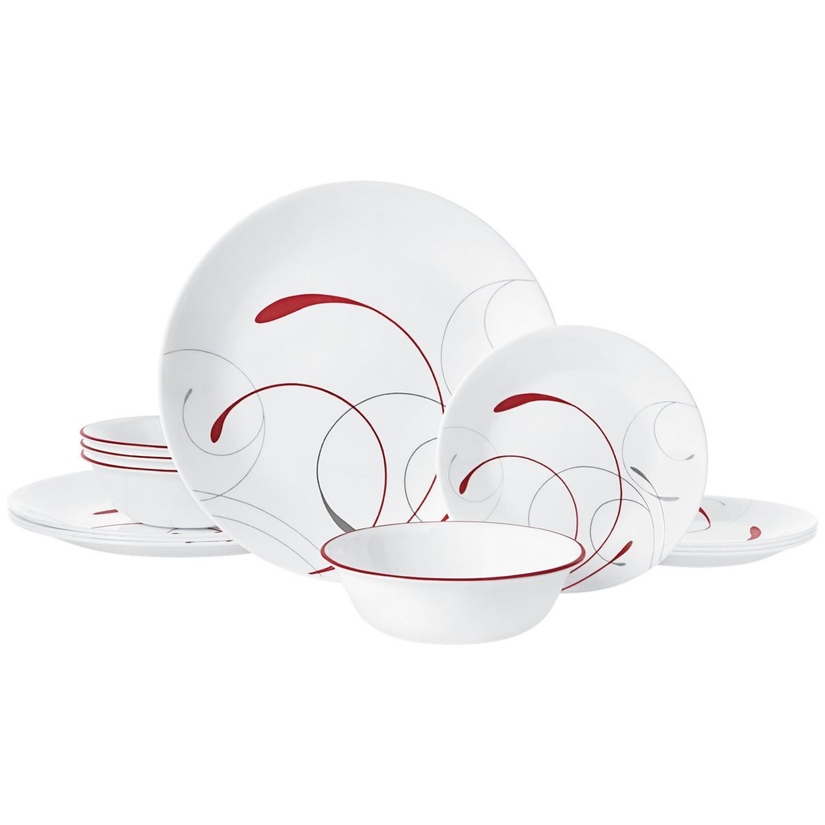CORELLE - Juego de vajilla Corelle 4 Puestos Corelle