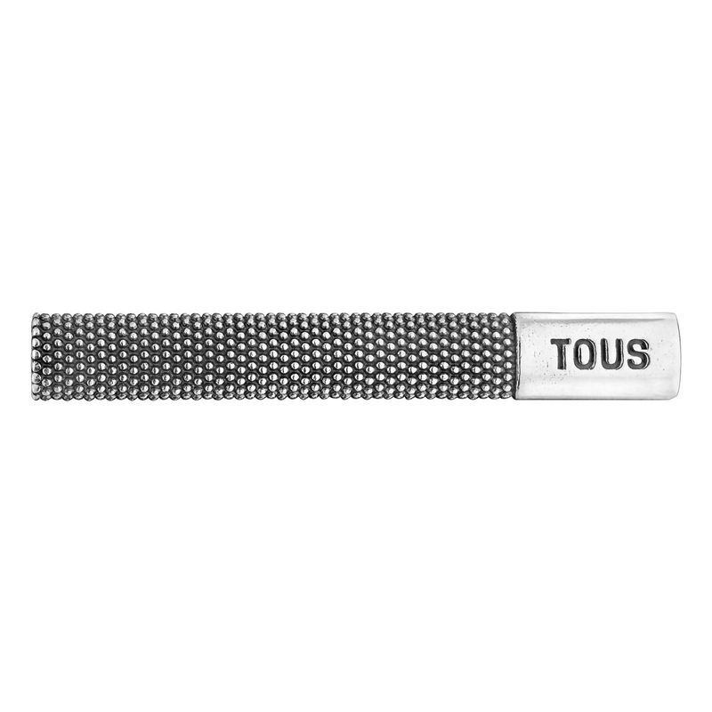 TOUS - Pasador De Corbata De Plata Envejecida Tous Man