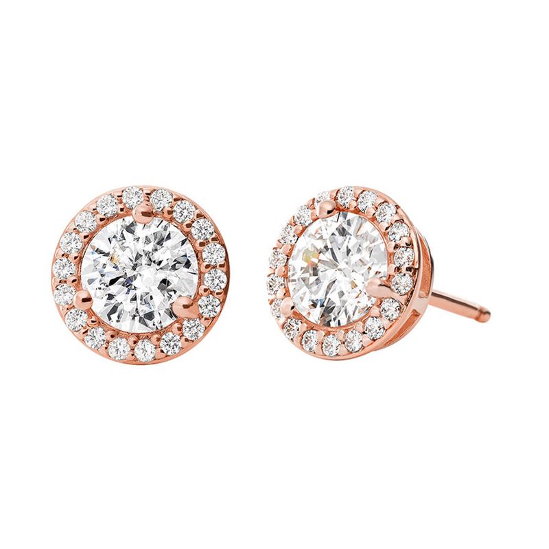 MICHAEL KORS - Aretes Michael Kors Mujer. Aretes Plata esterlina Oro Rosa MKC1035AN791