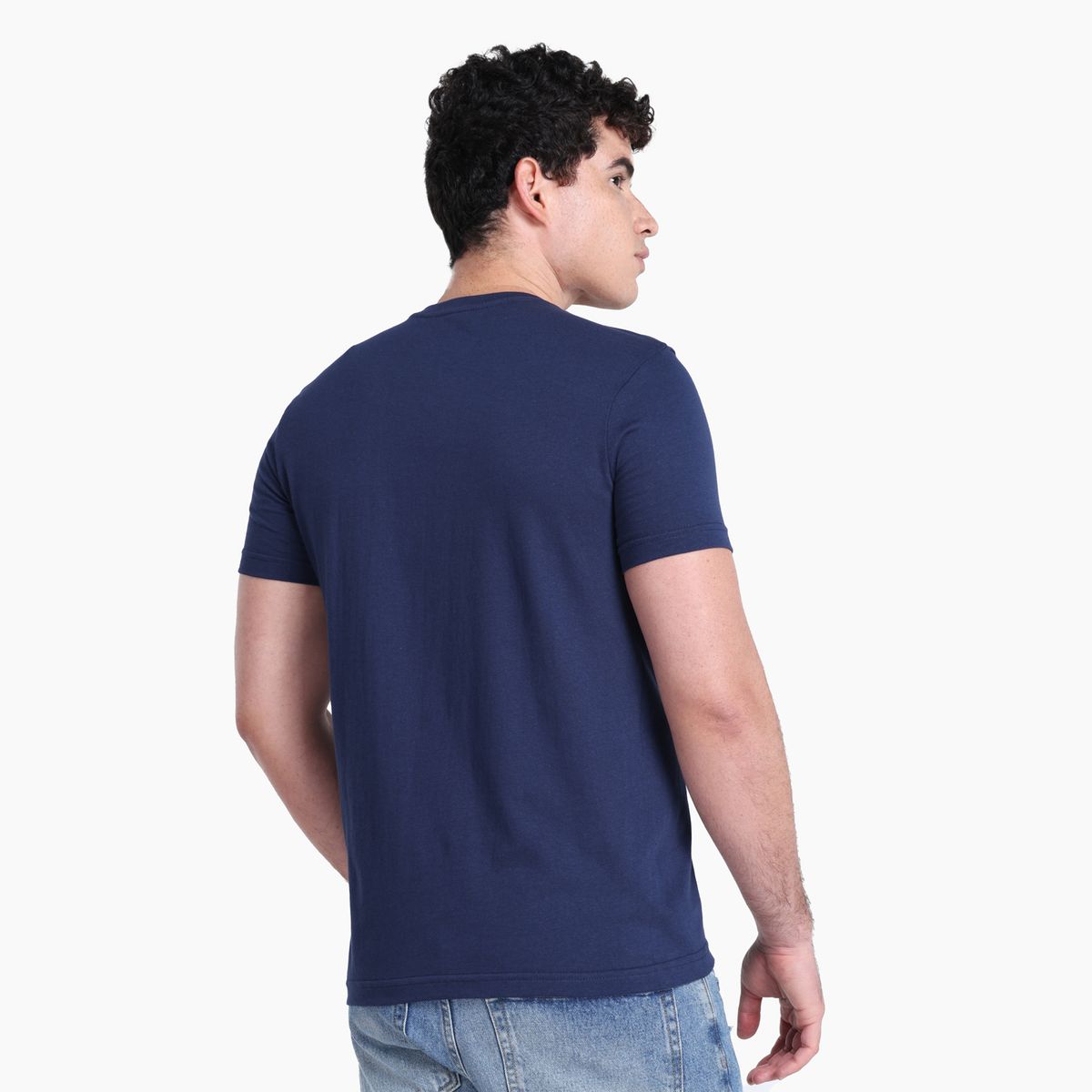 BEARCLIFF - Camiseta Hombre Manga corta con Estampado de Algodón Bearcliff