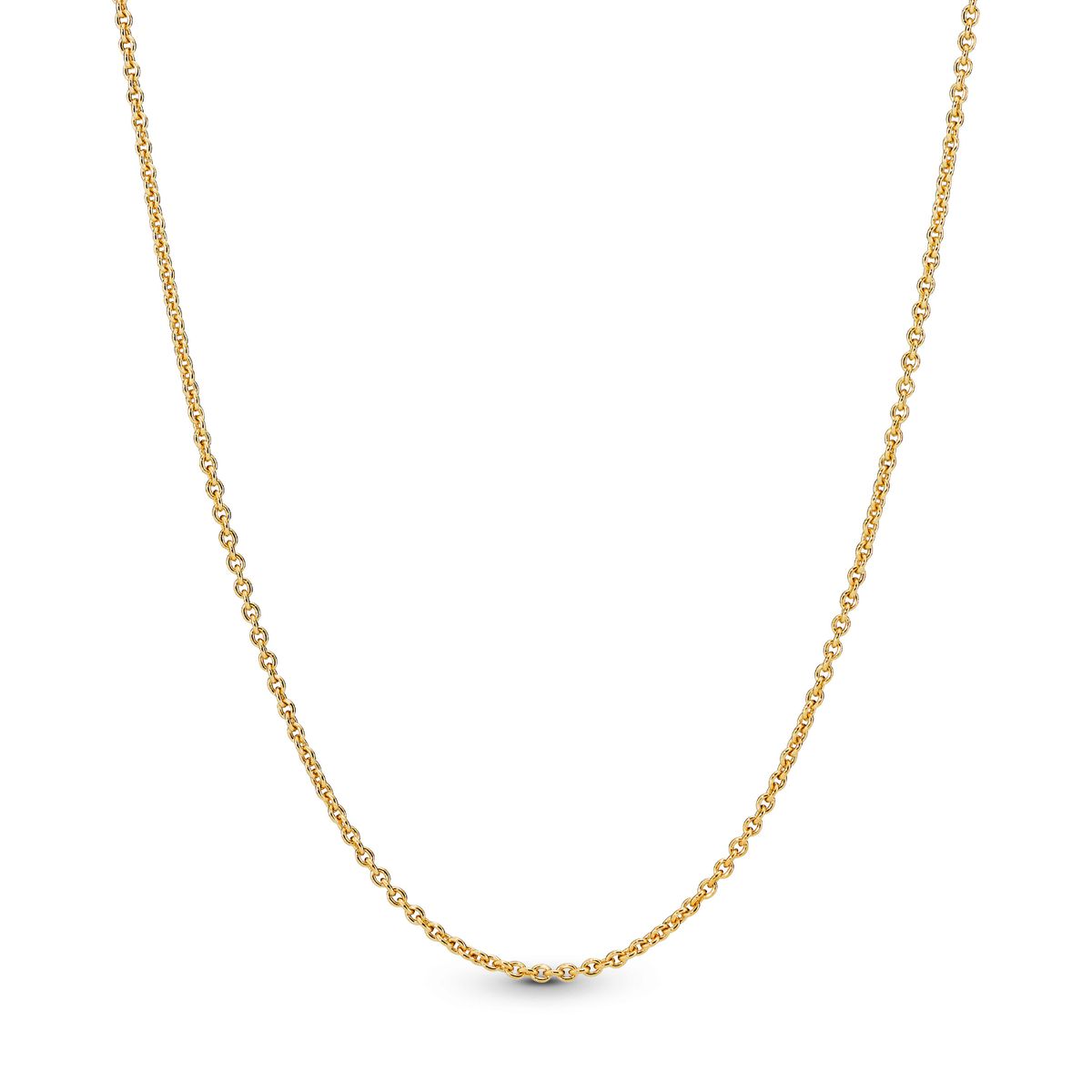 PANDORA - Collar Pandora Cadena de Cable Recubrimiento en Oro