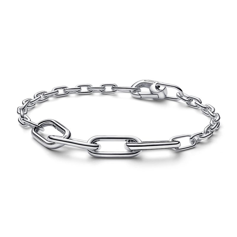 PANDORA - Brazalete Pandora ME Cadena de Eslabones Link Extra Pequeños Plata Esterlina