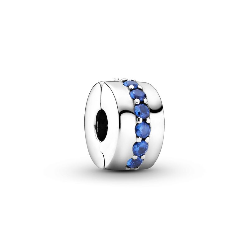 PANDORA - Clip Pandora Azul Brillante Plata Esterlina
