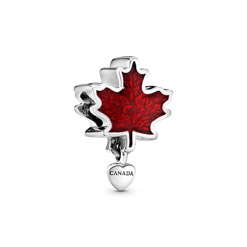 PANDORA - Charm Pandora Hoja de Arce de Canada Plata Esterlina