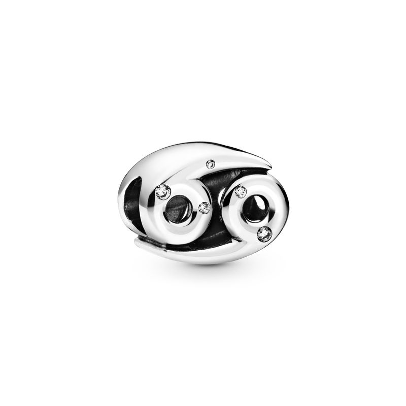 PANDORA - Charm Pandora Zodiaco Cáncer Brillante Plata Esterlina