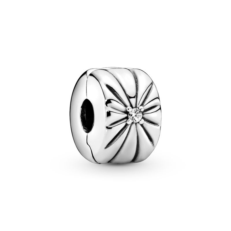 PANDORA - Clip Pandora Rayos de Sol Brillante Plata Esterlina