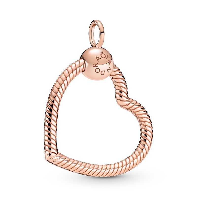PANDORA - Colgante Pandora Moments Corazón Recubrimiento de Oro Rosa