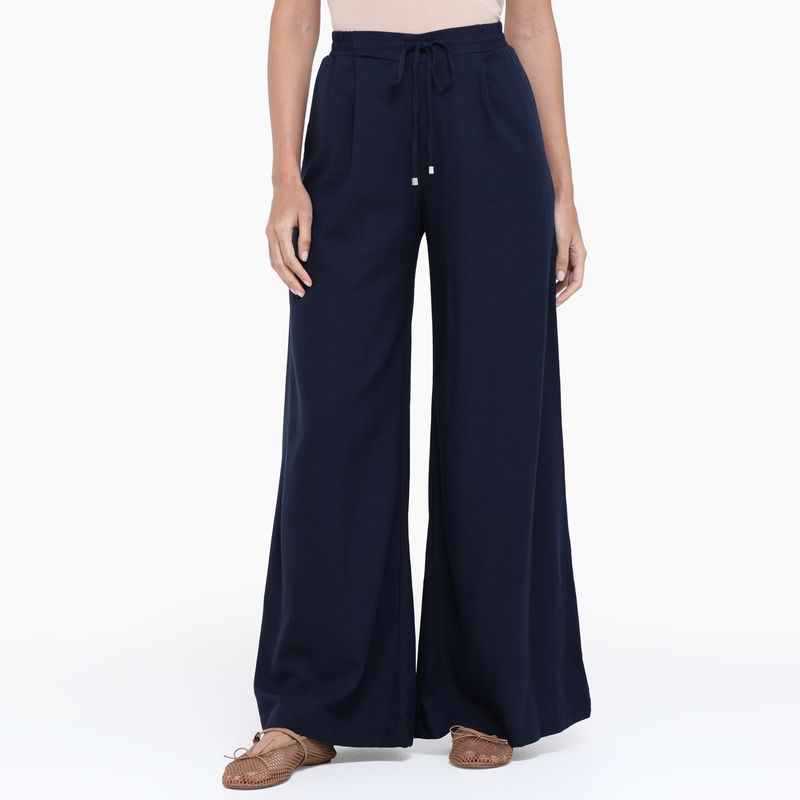 BASEMENT - Pantalon Recto Mujer Tiro medio Basement