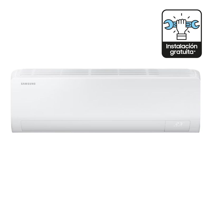 SAMSUNG - Aire Acondicionado Samsung 18.000 BTU Split 220V AR50F18D1EH/CB AI Digital Inverter Blanco