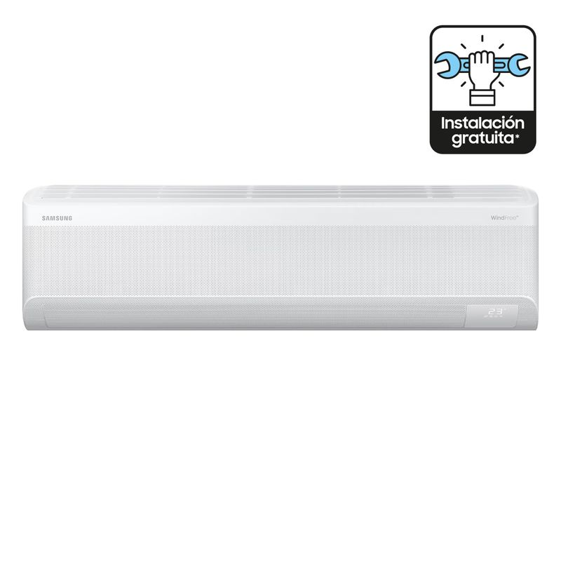 SAMSUNG - Aire Acondicionado SAMSUNG 24.000 BTU Split WindFree AR60F24D1EW/CB  AI Digital Inverter Blanco