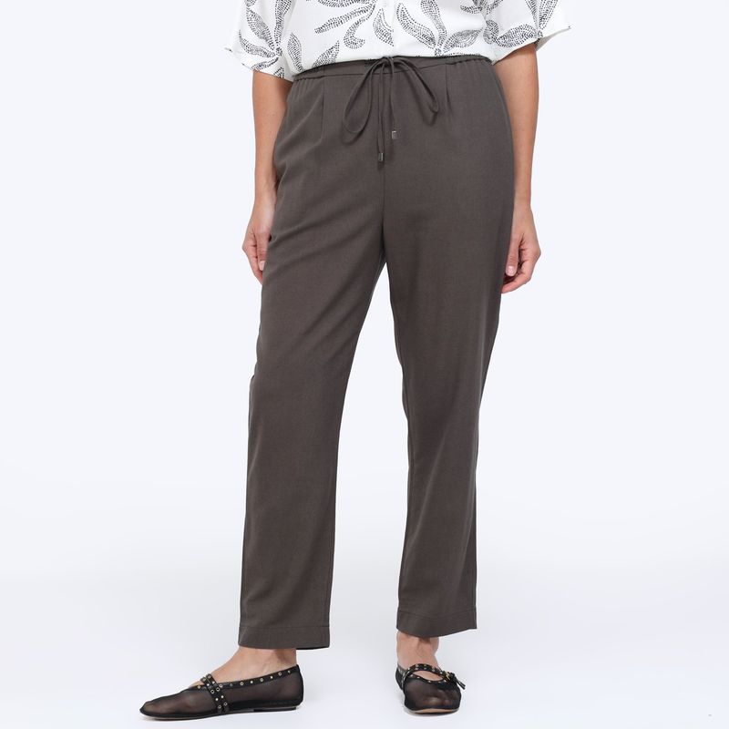 BASEMENT - Pantalón Mujer Tiro alto Basement