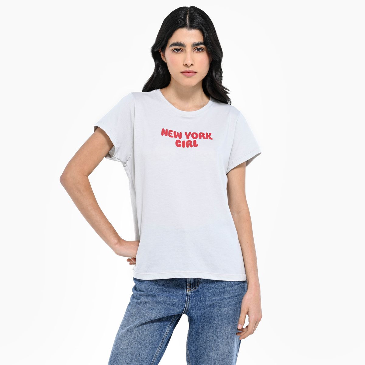 SYBILLA - Camiseta Mujer Manga corta de Algodón Sybilla