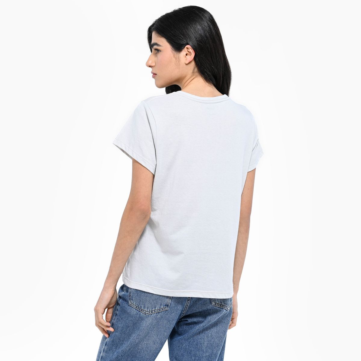 SYBILLA - Camiseta Mujer Manga corta de Algodón Sybilla