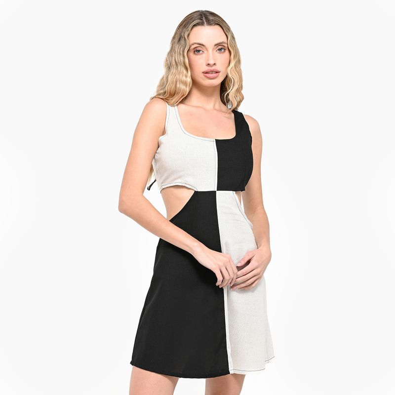 DOO AUSTRALIA - Vestido Corto Mujer de Lino Mossimo