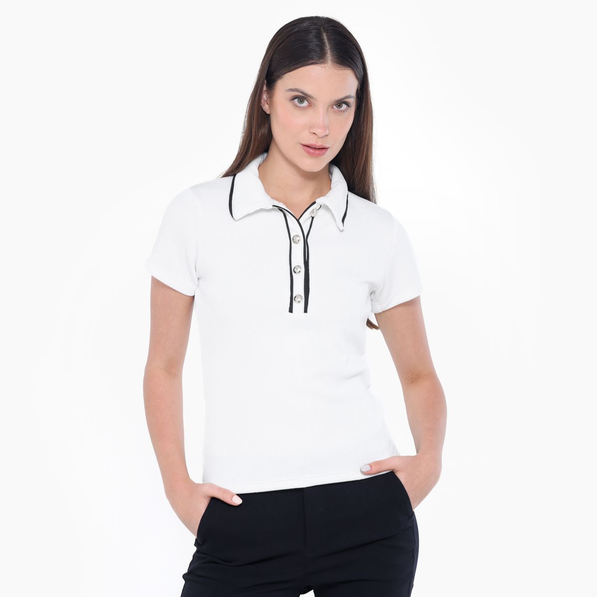 MOSSIMO - Camiseta Mujer Manga corta Mossimo