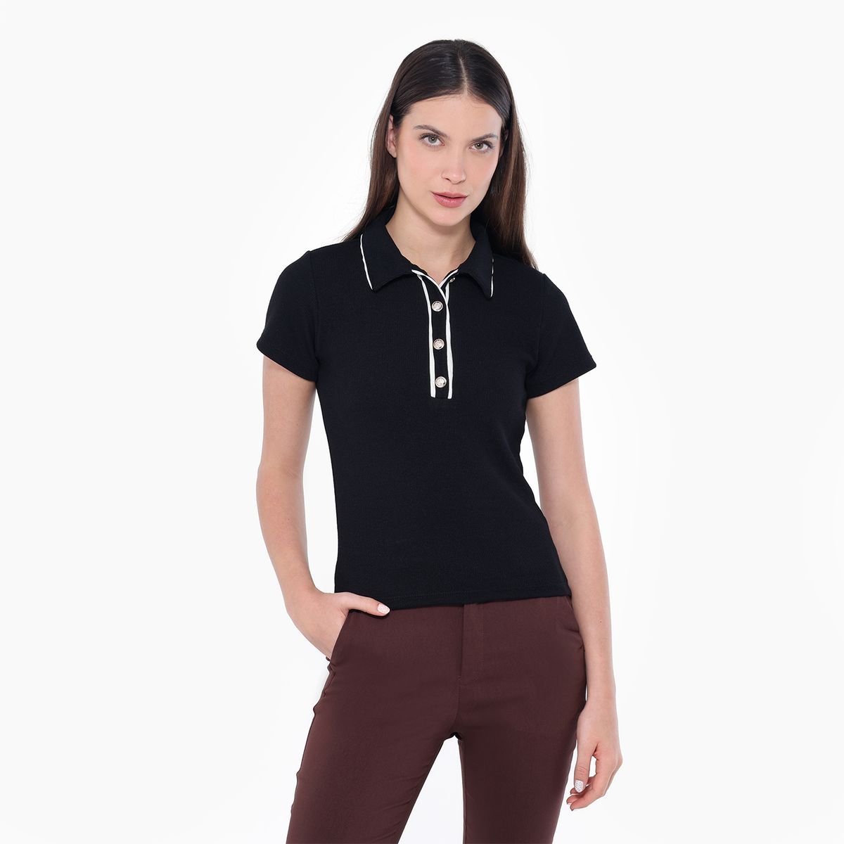 MOSSIMO - Camiseta Mujer Manga corta Mossimo