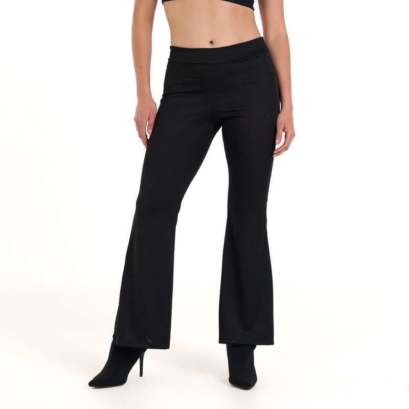 MOSSIMO - Pantalón Flare Mujer Tiro alto Mossimo