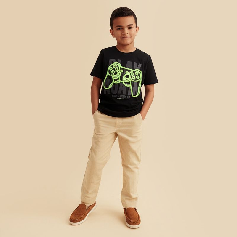 FEDERATION - Camiseta Niño con Estampado Manga corta Algodón Federation