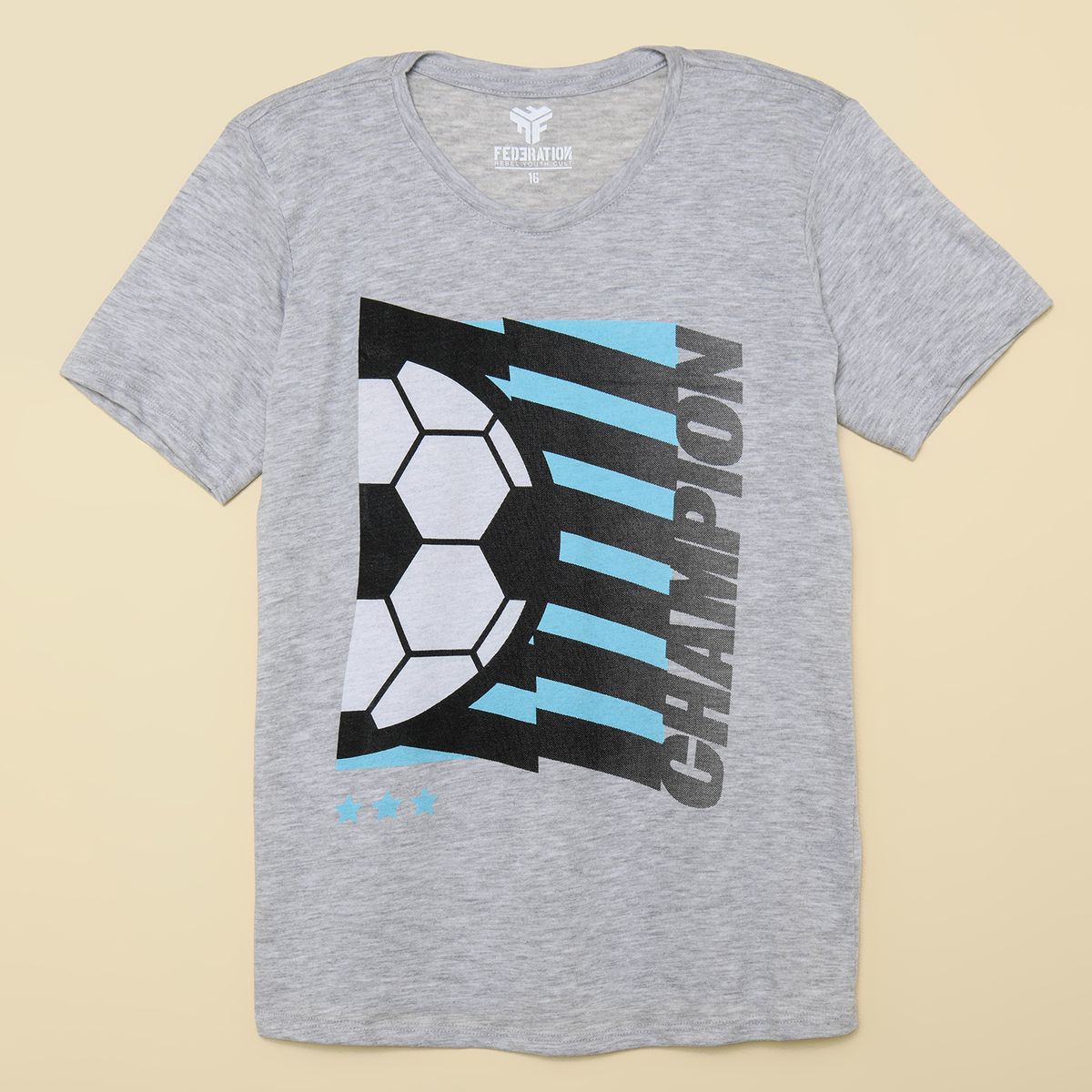 FEDERATION - Camiseta Niño con Estampado Manga corta Algodón Federation