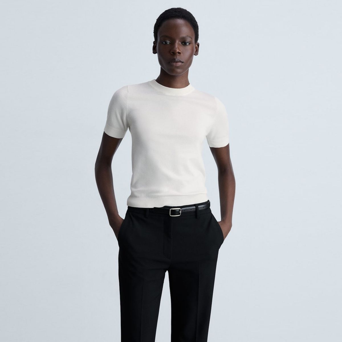 MANGO - Saco Mujer Tejido MANGO