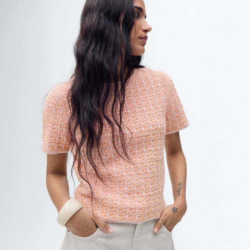 MANGO - Saco Mujer de Algodón Mango