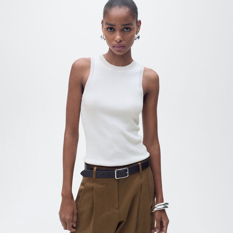 MANGO - Top esqueleto Mujer Sin mangas  MANGO