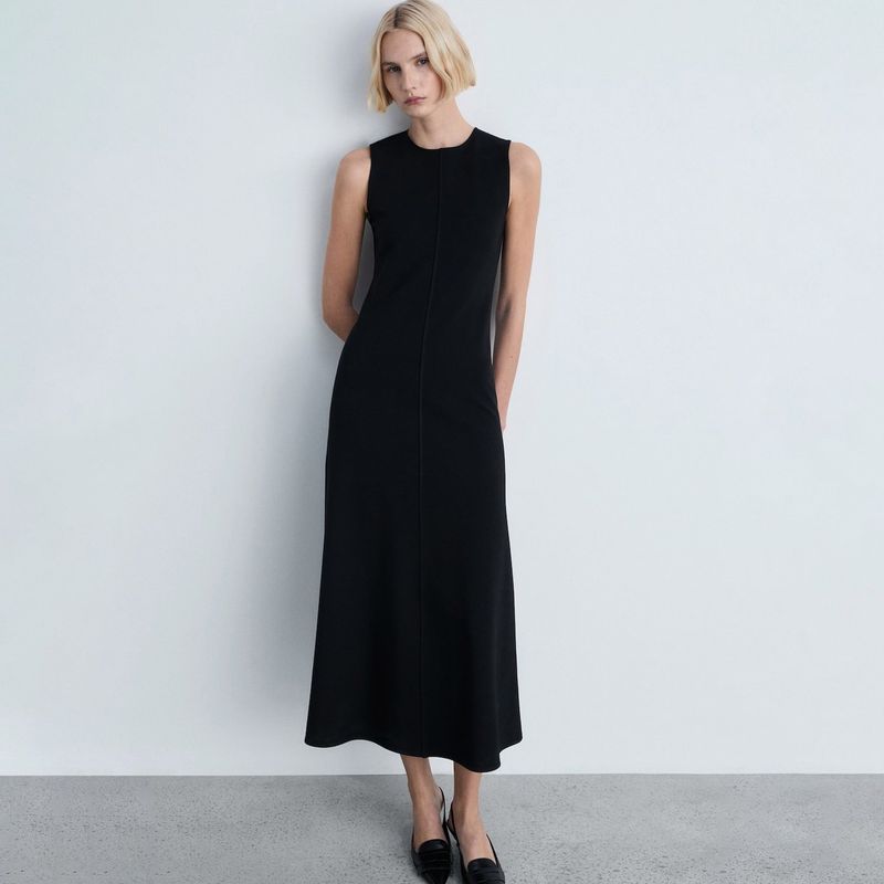 MANGO - Vestido Mujer Medio Mango