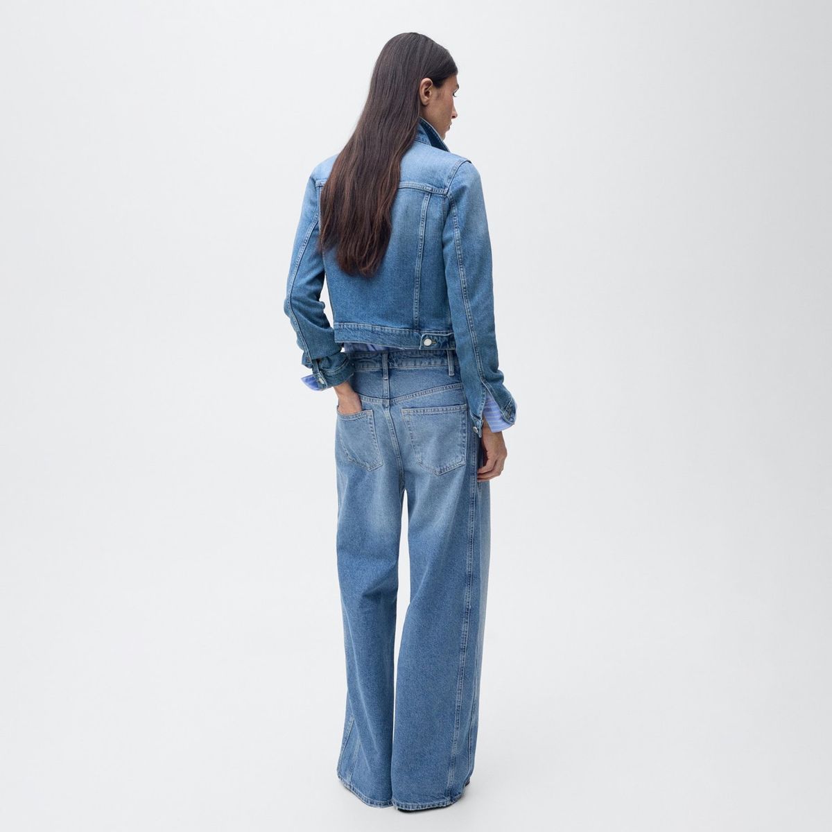 MANGO - Chaqueta de jean Mujer de Algodón Mango